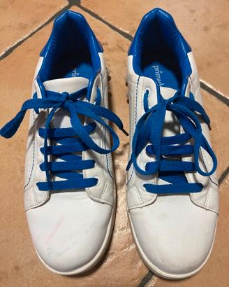 Scarpe donna  bianche e blu Primadonna