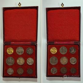 Monete vaticane 1929 cofanetto rosso con ORO