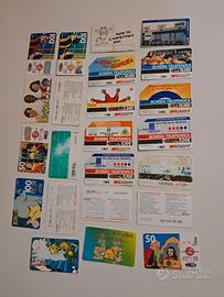 Lotto 20 schede telefoniche varie