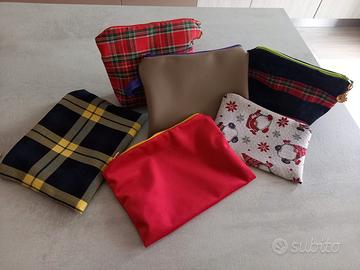 cuscini, pochette,  scrunch, porta sacchetti 