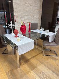 Tavolo Calligaris vetro Temperato