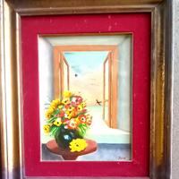 quadro olio su tela