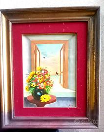 quadro olio su tela