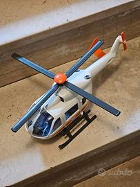 Gioco elicottero Playmobil croce rossa incompleto 