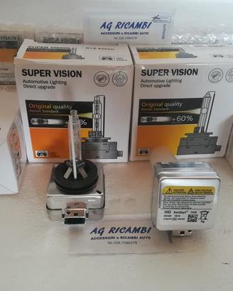 Coppia lampade D1S 6000K Bixenon Bianco ghiaccio