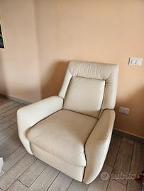 Poltrona relax Divani&Divani by Natuzzi