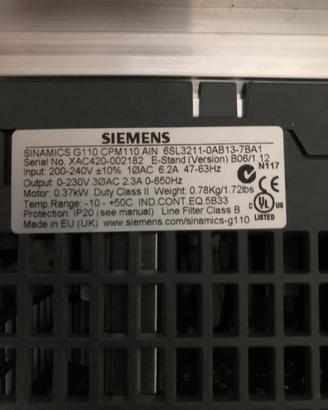 Simatic s7-200 +simatic G110