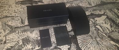 Prada Eyewear Case Originale con Accessori