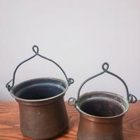 Piccoli paioli in rame primi 900