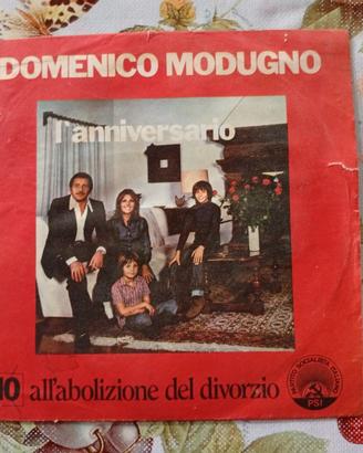 45 giri Modugno 1974 referendum divorzio 