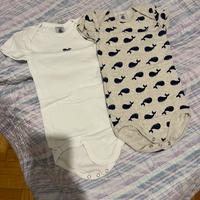 8 body Petit Bateau manica corta   36m/95 cm