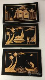quadretti oriente bambù da collezione 