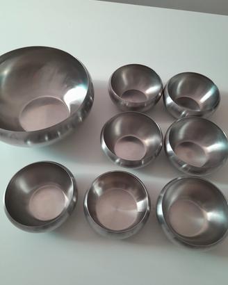 ciotole in acciaio