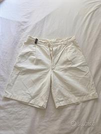 pantaloni corti bianchi valentinl