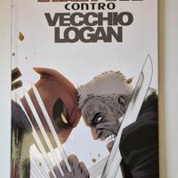 Deadpool contro vecchio logan - marvel - panini