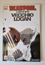 Deadpool contro vecchio logan - marvel - panini