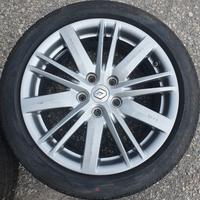 4 Gomme estive Pirelli 205/50 R17 89V con cerchi