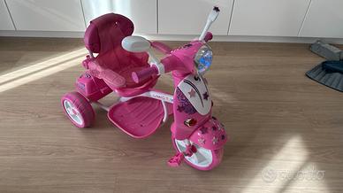 Triciclo scooter rosa come nuovo