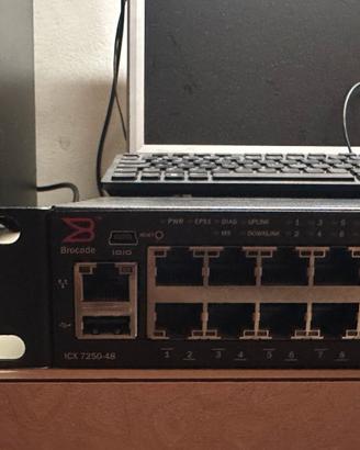 Switch Brocade 48 porte Gbit + 8Porte SFP