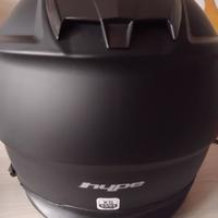 Casco moto demi jet con interfono integrato