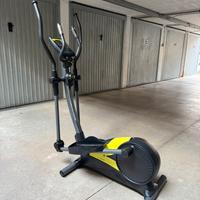 Ellittica diadora DX2 nera e giallo lime