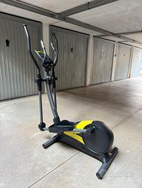 Ellittica diadora DX2 nera e giallo lime