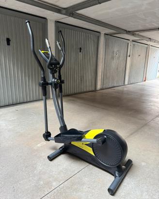 Ellittica diadora DX2 nera e giallo lime