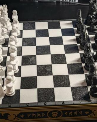 Set scacchi da tavolo fantasy ispirato a Harry Pot