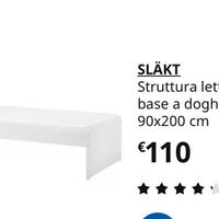 letto ikea 90x20