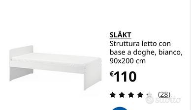 letto ikea 90x20