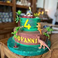 Torta scenografica Dinosauri