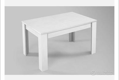 tavolo in legno bianco
