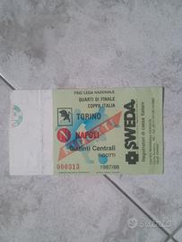 biglietto da collezione Torino calcio 