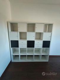 SCAFFALE KALLAX IKEA 182X182CM CON ACCESSORI