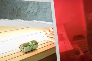 Stanza con spa per operatori del benessere