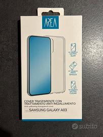 Cover Samsung Galaxy A03 trasparente ultra slim