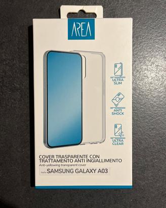 Cover Samsung Galaxy A03 trasparente ultra slim