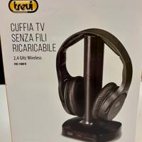 Cuffie TV wireless Trevi FRS1480R  Nuove sigillate