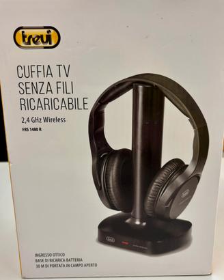 Cuffie TV wireless Trevi FRS1480R  Nuove sigillate