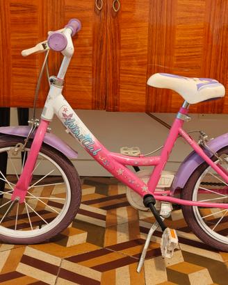BICICLETTA BAMBINA 16 POLLICI 4-6 ANNI