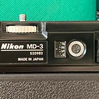 Motore Nikon MD3 con pacco batterie MB2