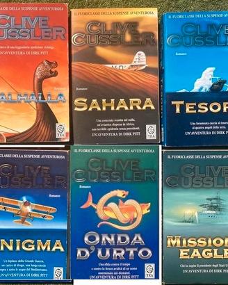 Clive Cussler - Libri avventura (uno 4 €)
