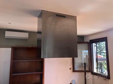 Cappa ad isola Faber cubia 90 cm acciaio inox