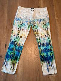 Pantaloni Motivi slim fit stampa astratta - 40 IT