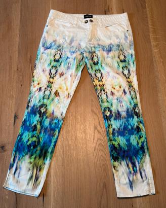 Pantaloni Motivi slim fit stampa astratta - 40 IT