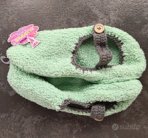 pantofole verdi nuove con cartellino