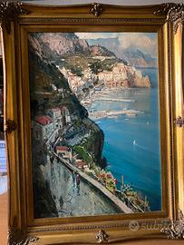 Quadro AMALFI pittore Vincenzo Aprile