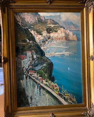 Quadro AMALFI pittore Vincenzo Aprile