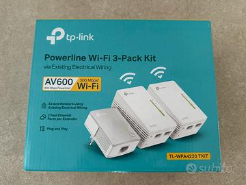 TP-Link TL-WPA4220T KIT Ripetitore di rete bianco