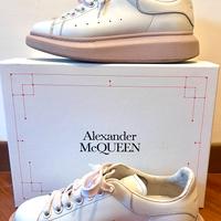 Scarpe Alexander McQueen donna 38,5 – bianco/rosa